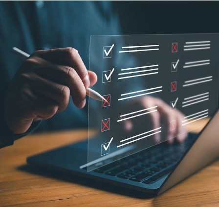 Live dashboard view of fixed assets and inventory audit results