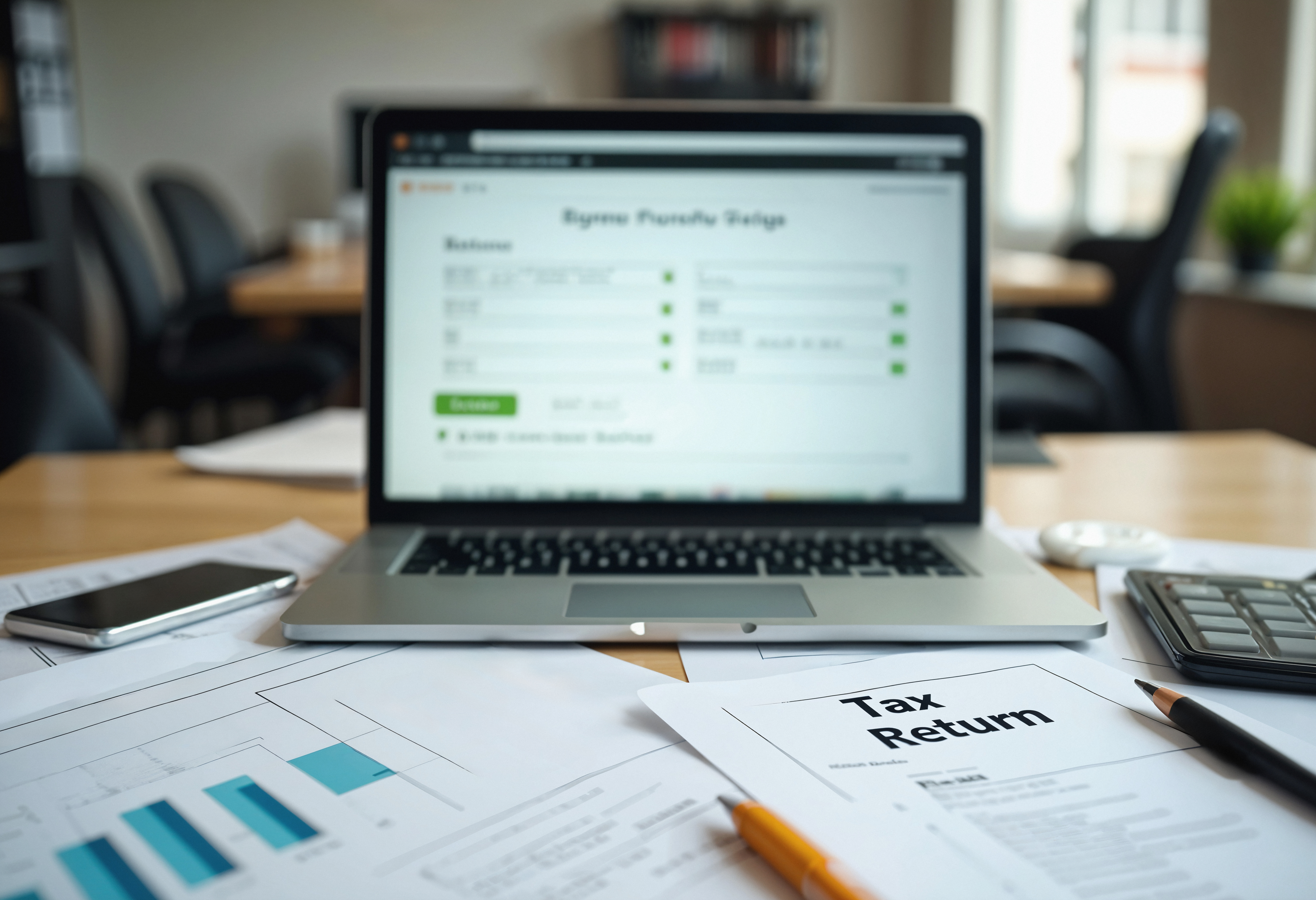 GST return filing workflow illustration