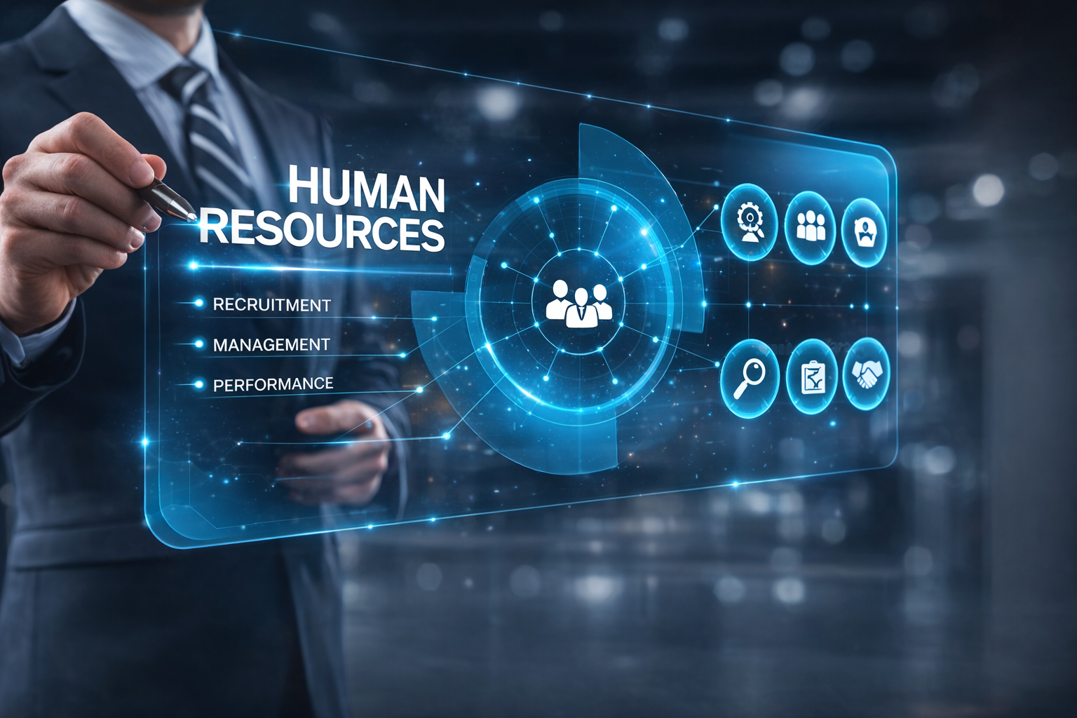 HRM management tool dashboard